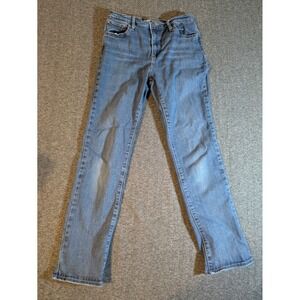 Levi's Jeans Women's High Rise Straight  Size 28 x 30 Med Wash Stretch Denim